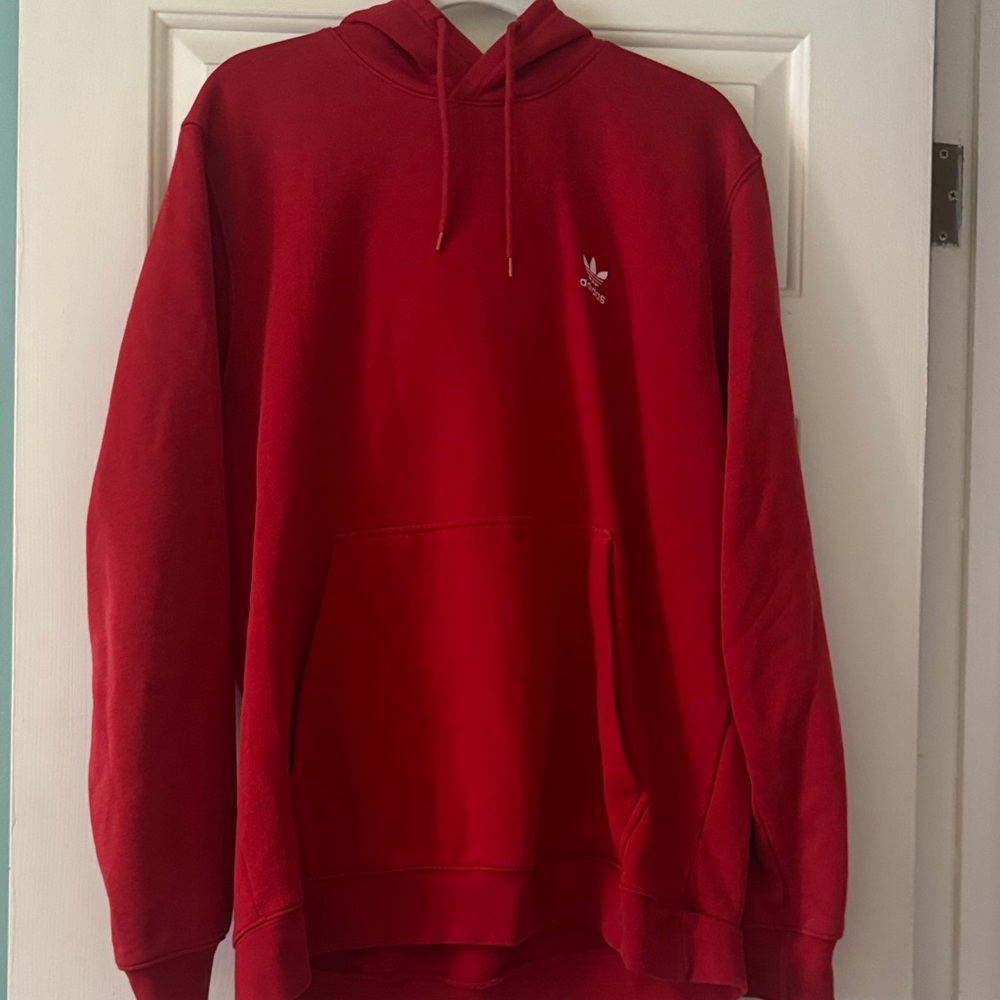 adidas Bold Red Hoodie